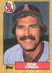 1987 Topps Baseball Cards      677     Bob Grich